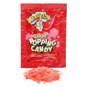 WARHEADS SOUR POPPING CANDY WATERMELON POUCH 9g