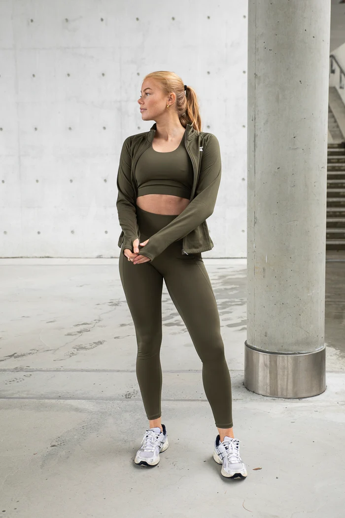 Energy Sports Bra - Olive - Image 4