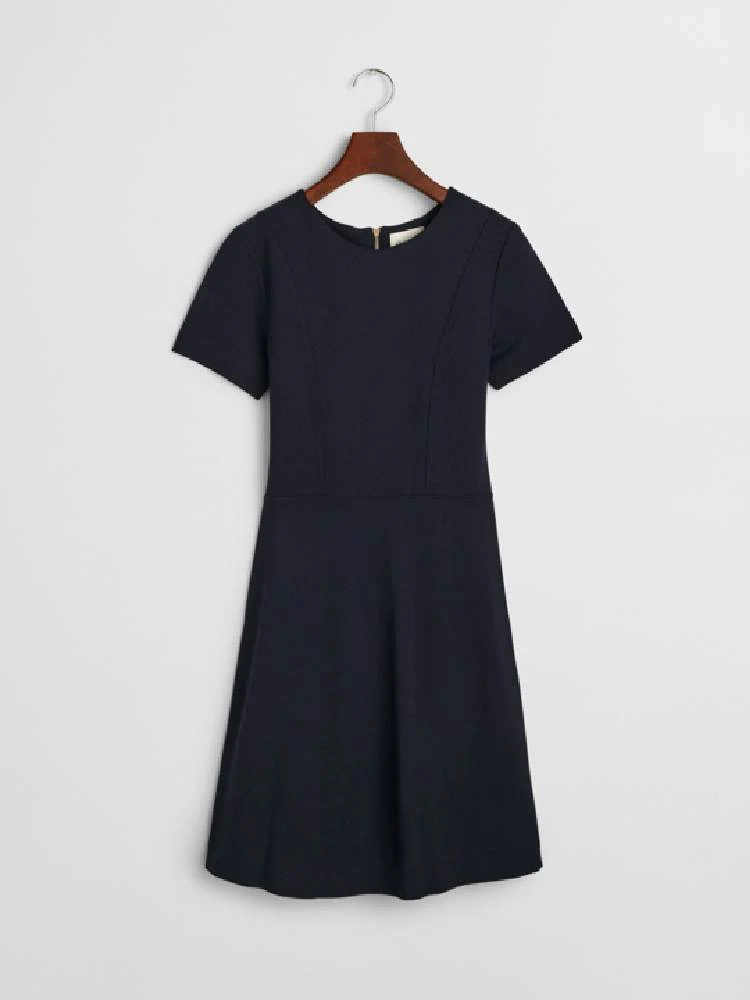 FIT AND FLARE SS JERSEY DRESS - Image 8