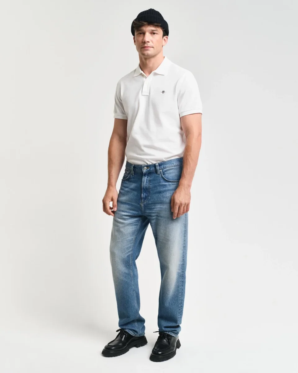 Reg Shield Ss Pique Polo - Image 3
