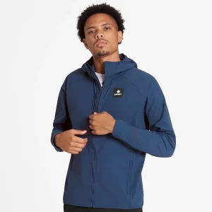 PACE FLEX HOODED JACKET | BLUE