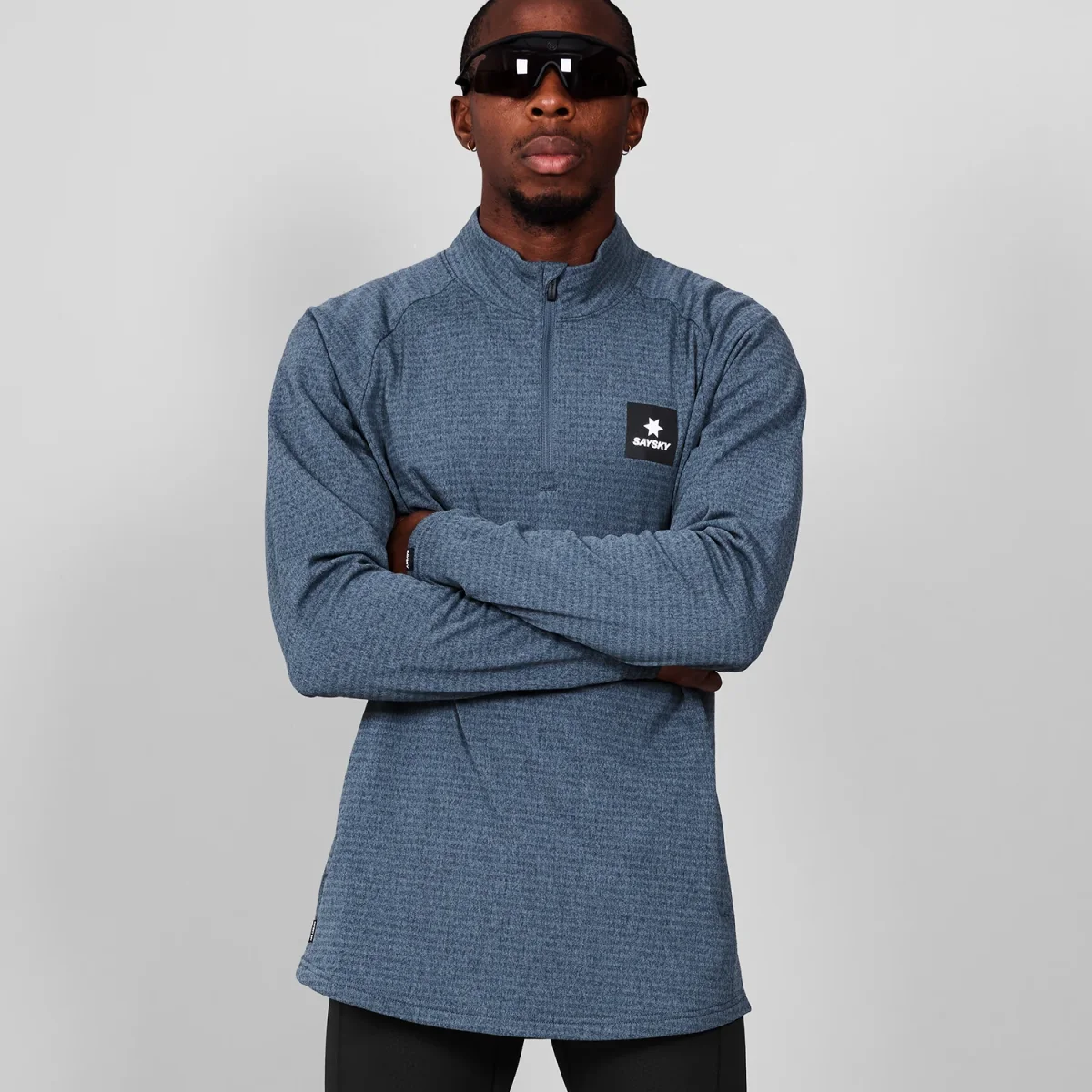 BLAZE HALF-ZIP FLEECE | BLUE