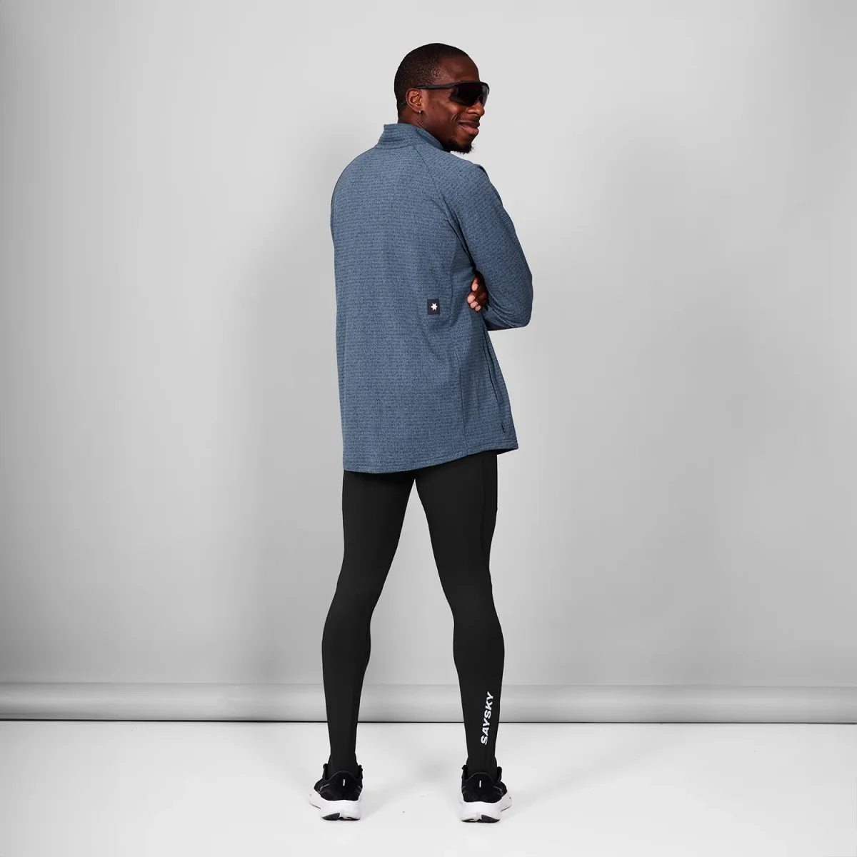 BLAZE HALF-ZIP FLEECE | BLUE - Image 3