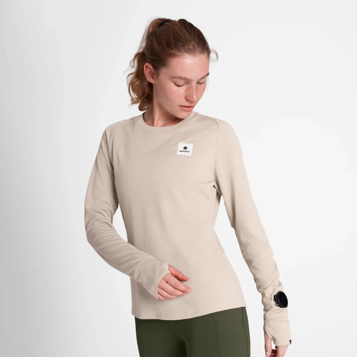 W FLOW LONGSLEEVE | BEIGE