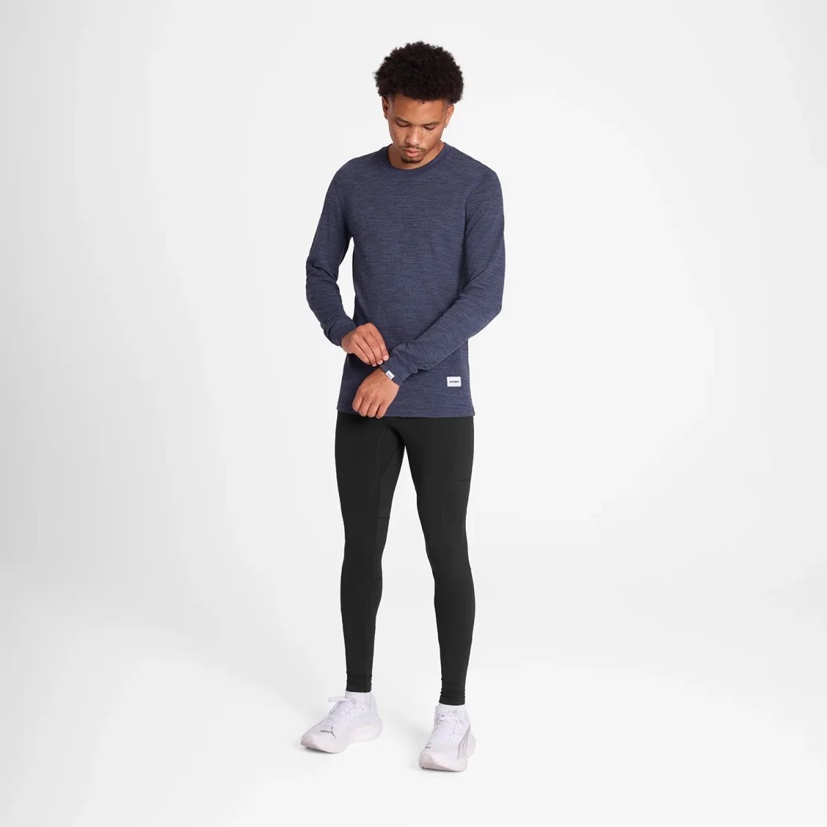 BLAZE MERINO LONGSLEEVE | BLUE - Image 3