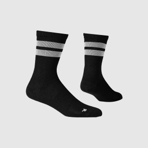 MERINO SOCKS | REFLECTIVE BLACK