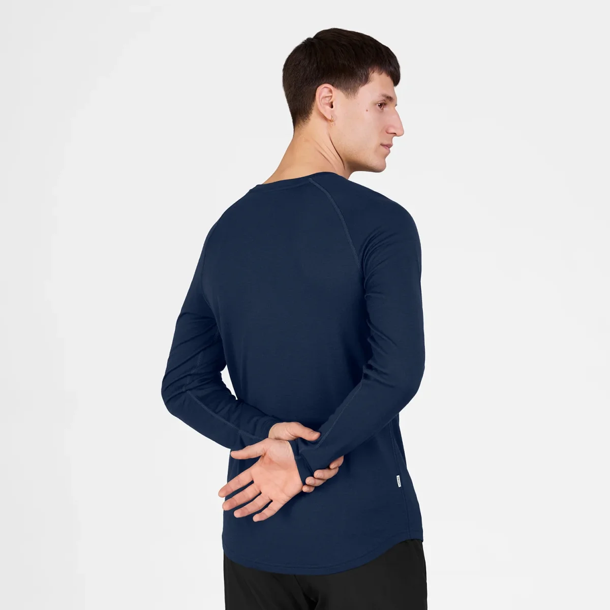 MERINO BASELAYER LONGSLEEVE | BLUE - Image 3
