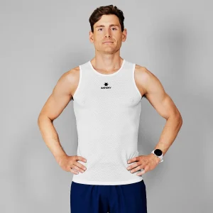 MESH BASELAYER SINGLET | WHITE