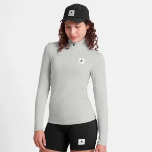 W PACE HALF-ZIP LONGSLEEVE | GREY
