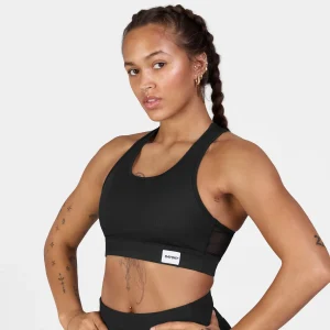 W COMBAT SPORTS BRA | CLEAN BLACK
