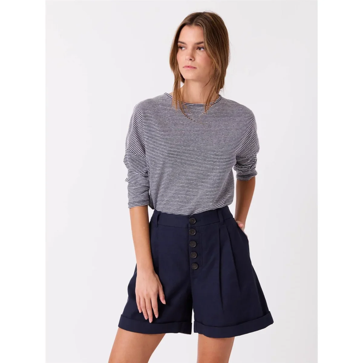 Tina Stripet Topp - Image 3