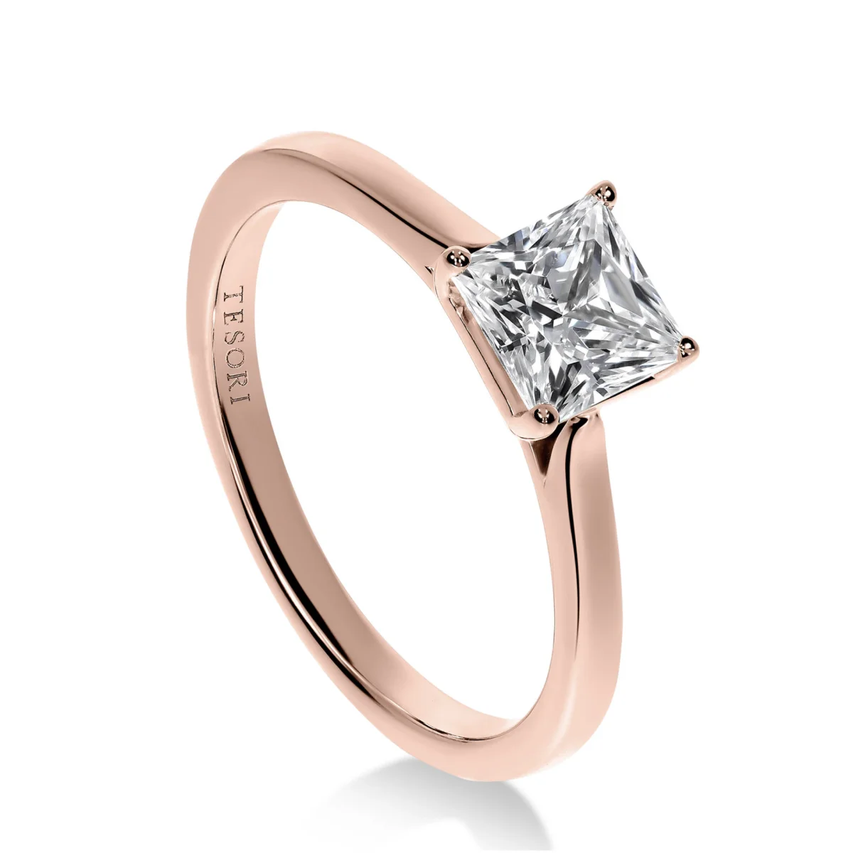 Lucciola Princess forlovelsesring - Image 8