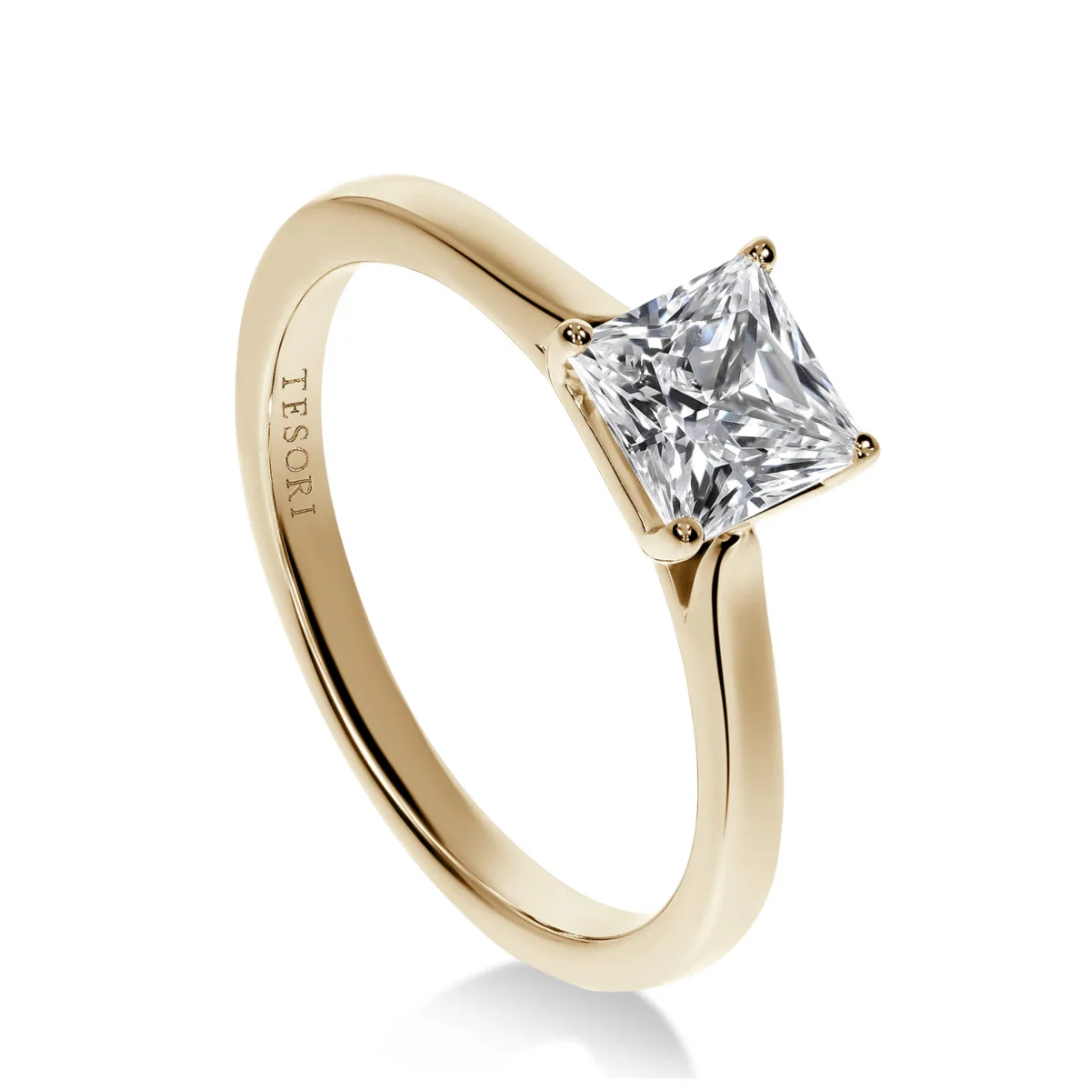 Lucciola Princess forlovelsesring - Image 7